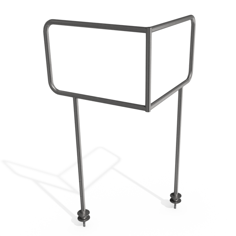 Baranda de Protección Inox Esquina