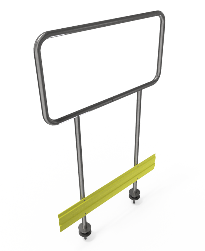 Baranda de Protección Inox 0,90m con Bordapie