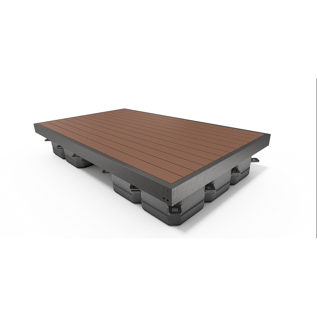 Muelle con Terminación Deck Sin Flotador (m2)