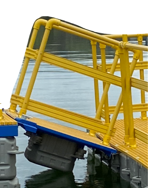 Pasillo Conector Balsa FRP Acero Inox