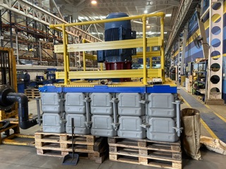 Balsa 3x2,5m Baranda de FRP y Piso de FRP